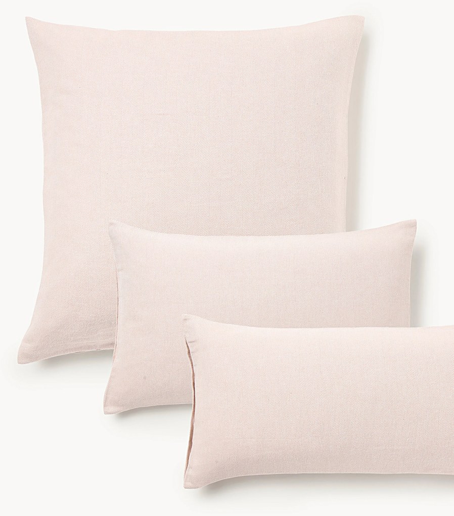 Federa in flanella con motivo a spina di pesce Wanda