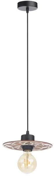 Lampadario a sospensione con filo FALCO 1xE27/60W/230V diametro 20 cm beige