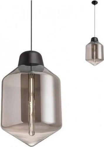 Redo 01-1773 - Lampada a sospensione AMNO con cavo 1xE27/42W/230V Ø 26 cm grigio