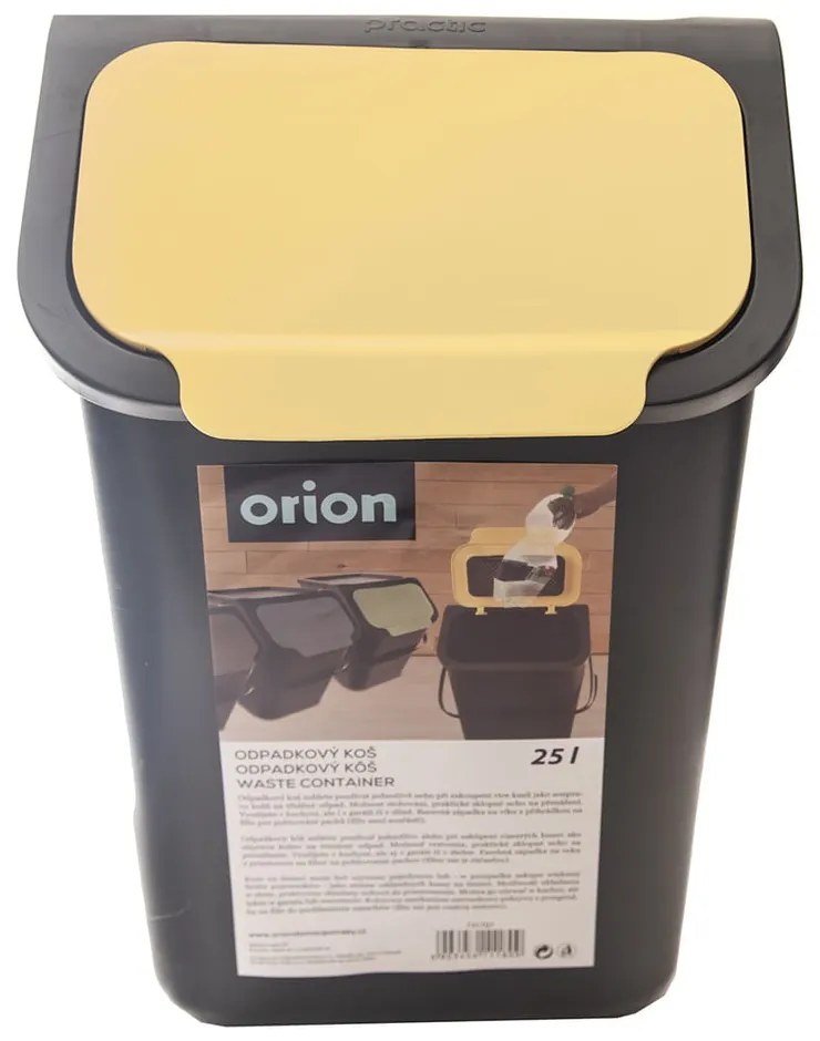 Bidone in plastica per rifiuti differenziati 25 l Bin - Orion