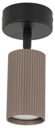 Faretto TUNE 1xGU10/10W/230V nero/marrone