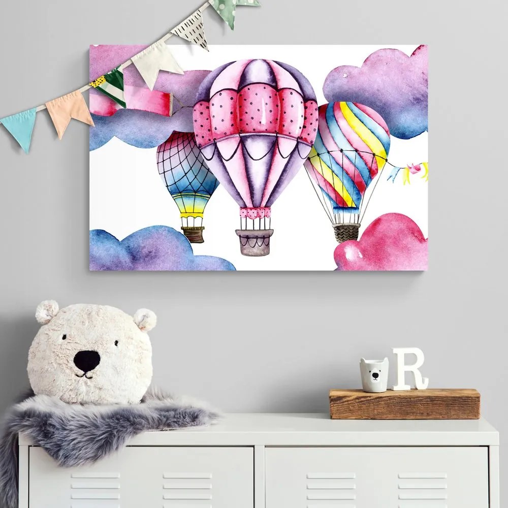 Stampa su tela – Palloncini nel vento