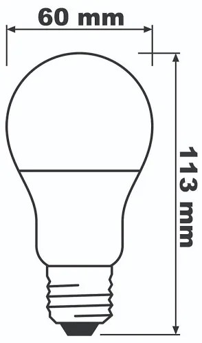 Lampadina LED ECO E27/8,5W/230V 4000K 806lm