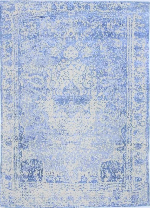 Nepal Tappeto 170 x 230 Blu (Indian) Annodato A Mano