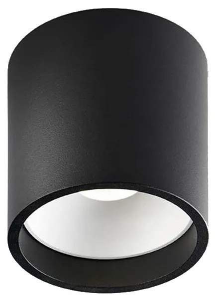 Light Point - Solo 1 Rotondo Plafoniera 6W 2700K Nero/Bianco LIGHT-POINT