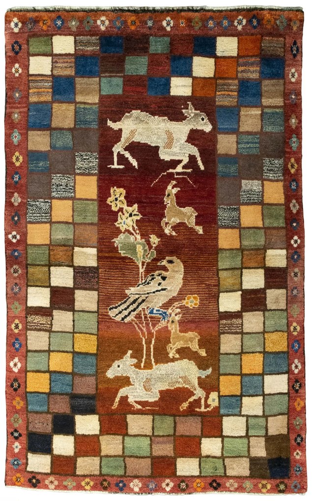 Gabbeh Tappeto persiano 110x180 (Iran) Annodato A Mano