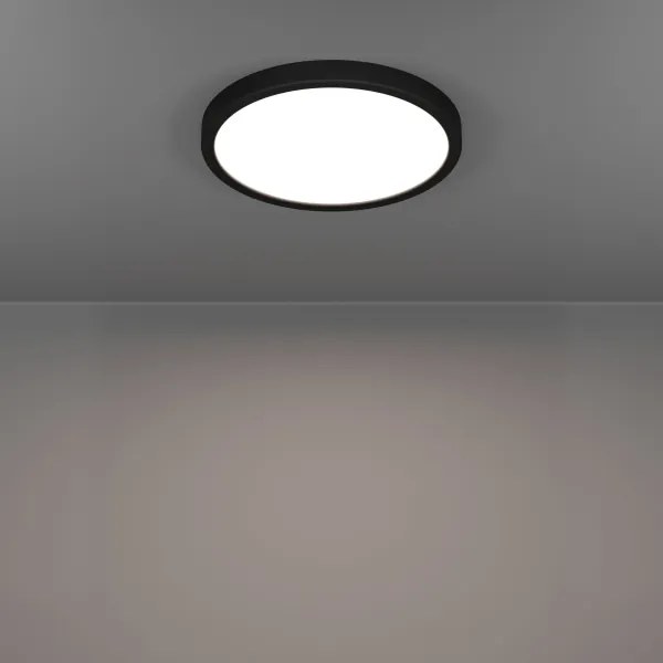 Eglo 901299-LED Plafoniera FUEVA LED/14,2W/230V 2700/4000/6500K Ø27,8cm nero