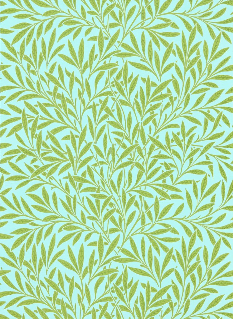 Morris & Co Tapete Willow - Sky/ Leaf