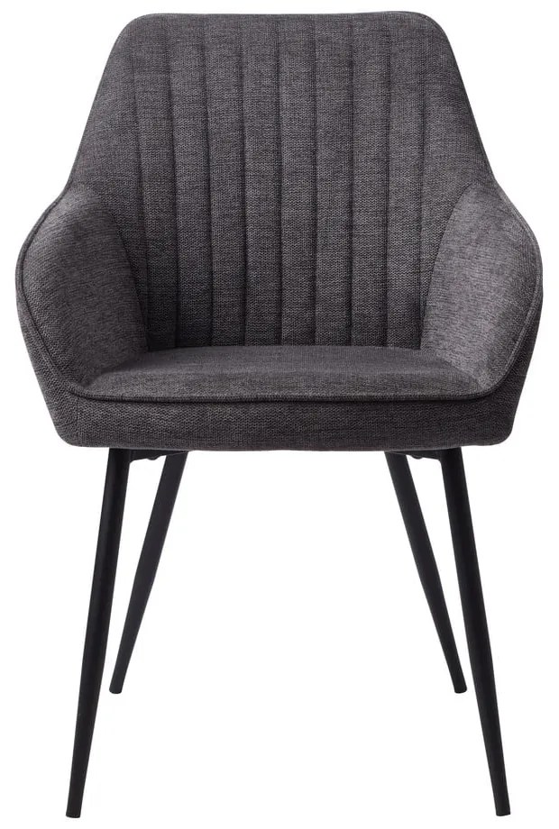 Sedia da pranzo grigio scuro Nolan - Unique Furniture