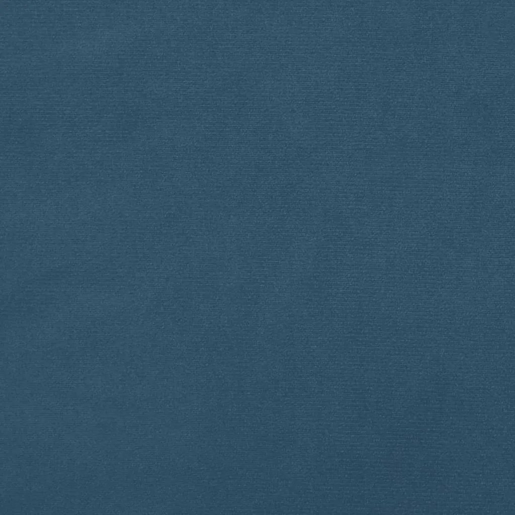 Giroletto a Molle Blu Scuro 100x200 cm in Velluto