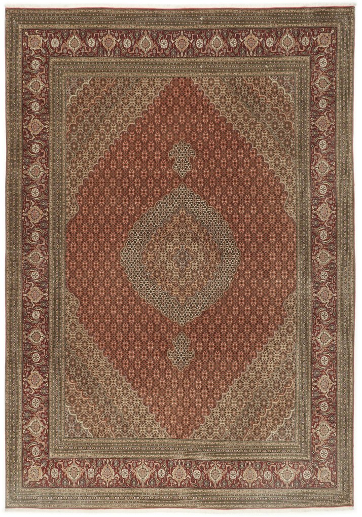 Tabriz Tappeto persiano 360 x 250 (Iran) Annodato A Mano