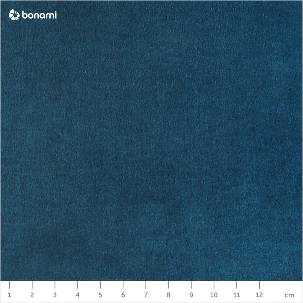 Divano angolare in velluto blu (angolo sinistro) Kobo - MESONICA