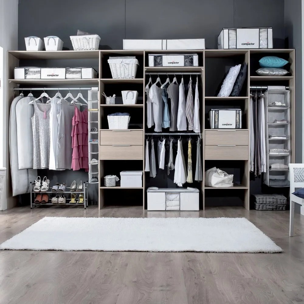 Organizer per sottoletto sottovuoto in tessuto/in plastica 105x45x15,5 cm Life – Compactor