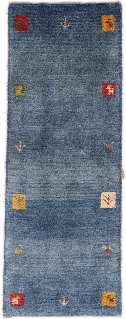 Gabbeh Tappeto 140x50 (Iran) Annodato A Mano