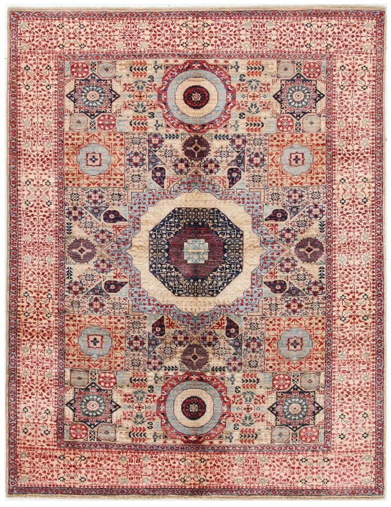 Mamluk Tappeto 200x160 (Pakistan) Annodato A Mano