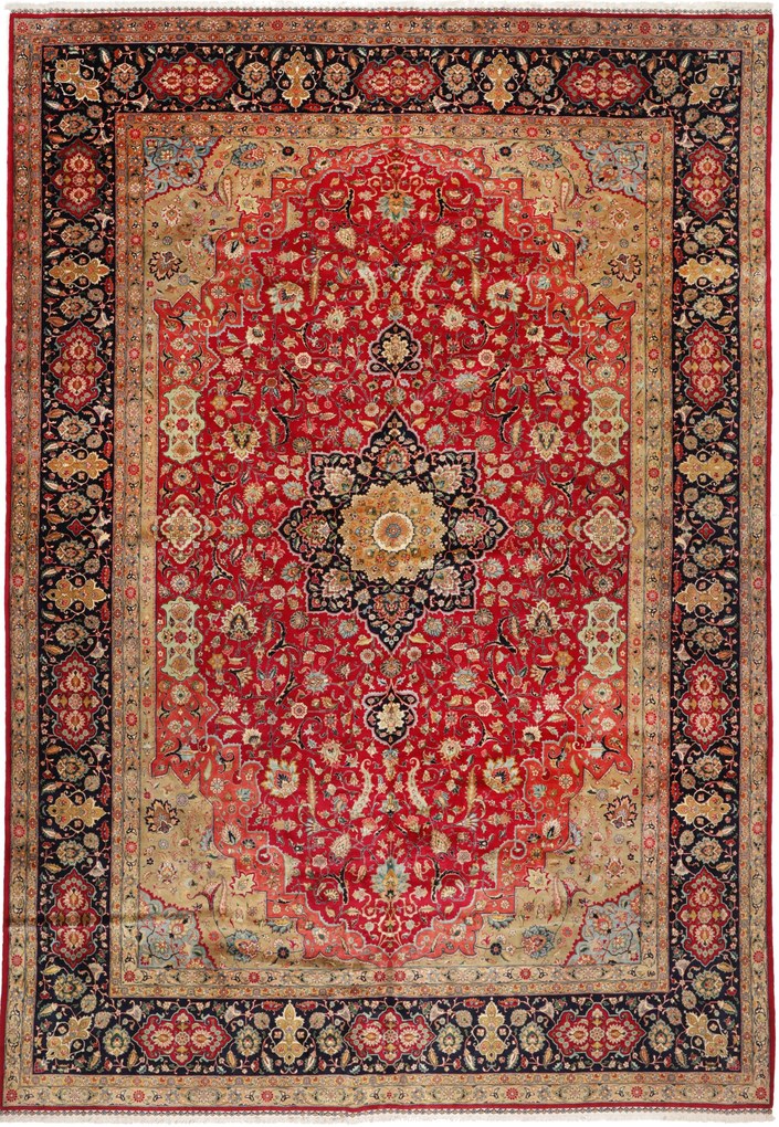 Tabriz Tappeto persiano 510 x 350 (Iran) Annodato A Mano