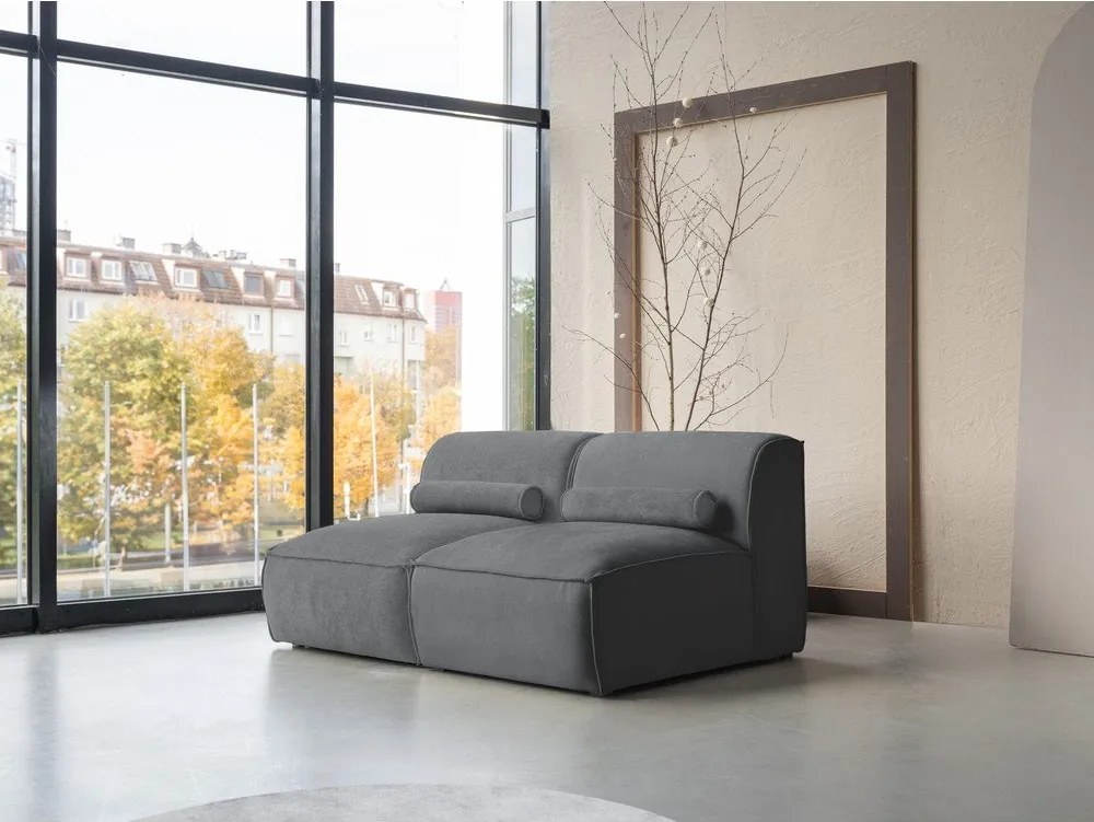 Divano componibile grigio 152 cm Flex Felix – Miuform