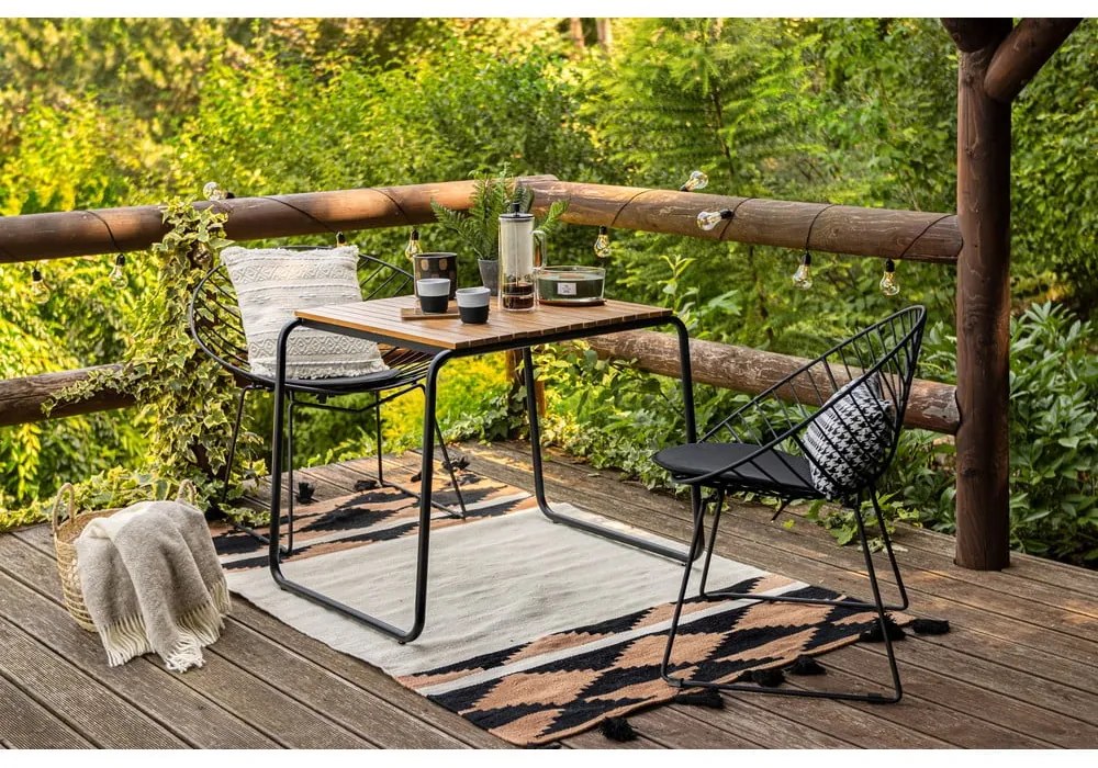 Set di 2 sedie da giardino nere Coco - Bonami Selection