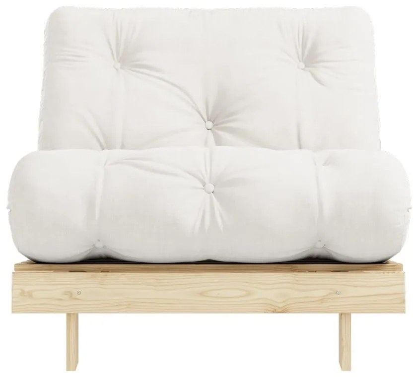 Sedia variabile grezza/crema Roots - Karup Design