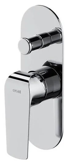 Cersanit S951-345 -Rubinetto doccia per installazione a scomparsa CITY cromo lucido