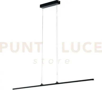 Lampadario a sospensione led shanghai nera 29w 3250lm 4000k 100x1,2...