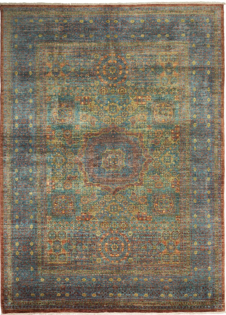 Mamluk Tappeto 180 x 250 Marrone (Pakistan) Annodato A Mano