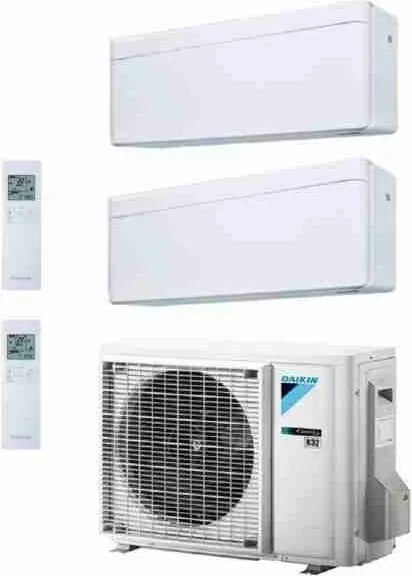 Daikin - Climatizzatore Condizionatore Dualsplit Stylish 2MXM50A + FTXA25AW + FTXA25AW 9+9 9000+9000 btu modello 2022 wifi incluso