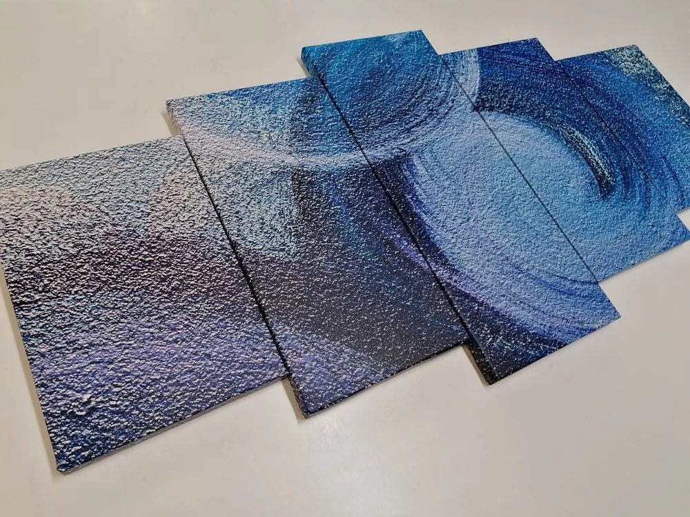 Quadri 5 pezzi – Tratti astratti moderni