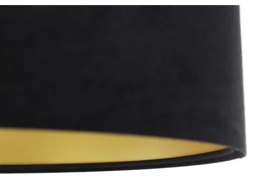 Lampadario a sospensione con filo SWING 1xE27/60W/230V nero/grigio/oro