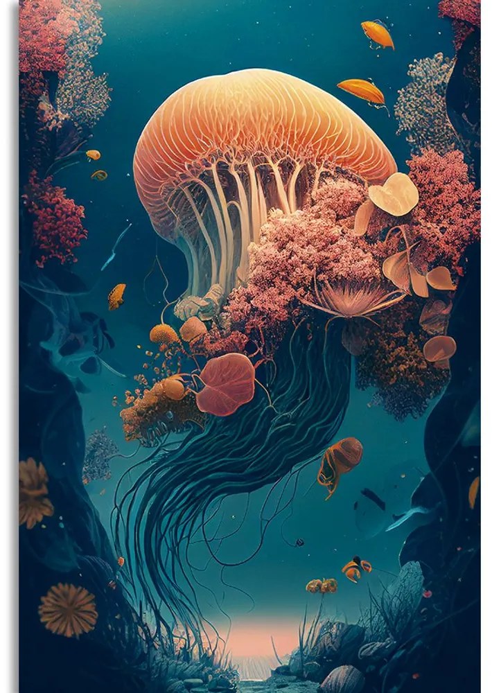Quadro su tela – Medusa surrealista