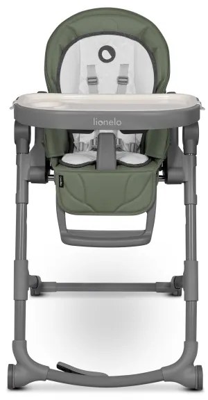 Lionelo - Seggiolone 2 in 1 CORA PLUS Verde oliva