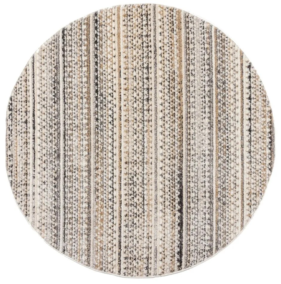 Tappeto rotondo beige 140x140 cm Camino - Flair Rugs