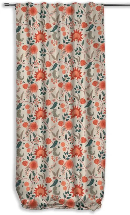 Tenda Rami 40 rosso, passanti nascosti 140x300 cm