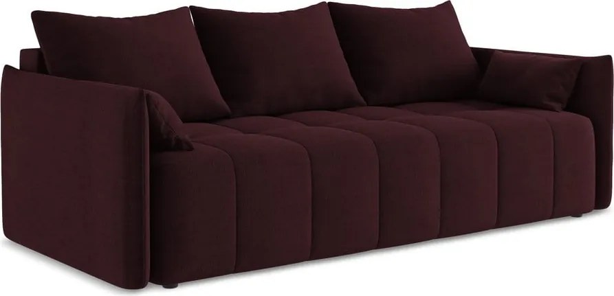 Divano burgundy allungabile/con contenitore 225 cm Moku – Makamii
