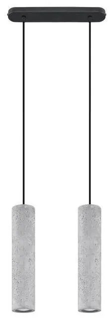 Lampadario a sospensione con filo LUVO 2xGU10/40W/230V