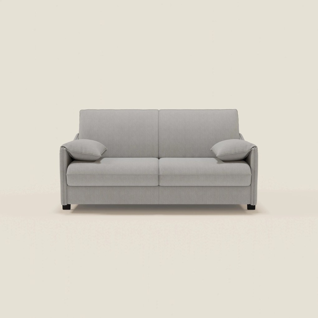Primula divano letto con materasso alto 18 cm - braccioli mobili e tessuto smacchiabile T05