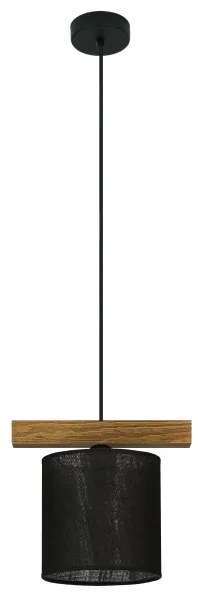 Brilagi - Lampadario a sospensione con filo FOREST 1xE27/15W/230V pino/nero