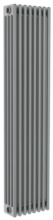 Radiatore acqua calda Comby in acciaio 4 colonne, 8 elementi, interasse 1935 mm, grigio