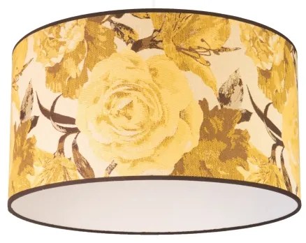 Duolla - Lampadario a sospensione con filo CONSTANCE 1xE27/40W/230V diametro 45 cm giallo