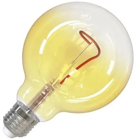 Lampadina LED FILAMENT SHAPE G95 E27/4W/230V 1800K giallo