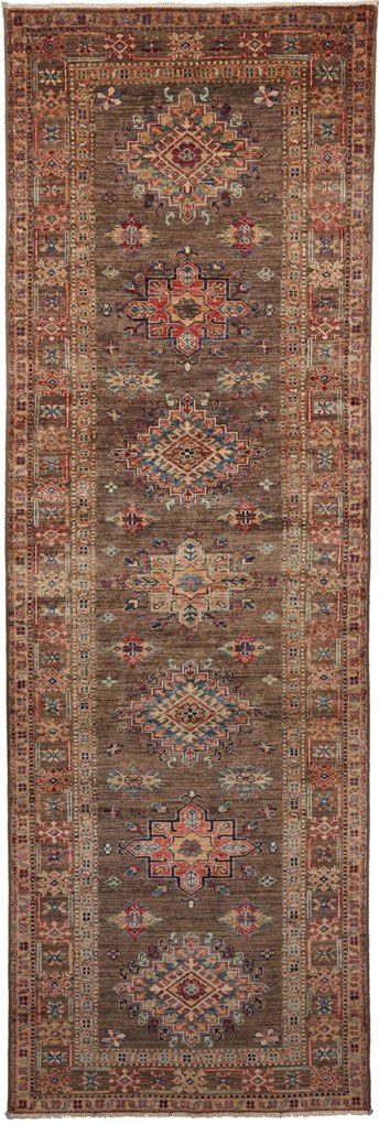 Kazak Tappeto 90 x 260 Marrone (Pakistan) Annodato A Mano