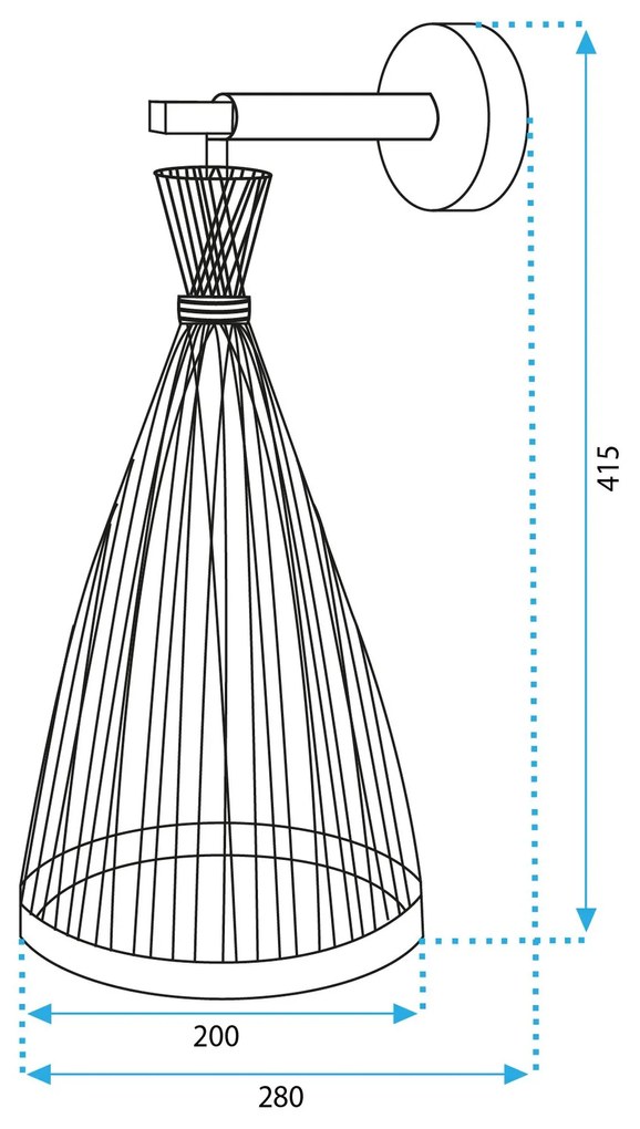 Lampada da parete BOHO APP1340-1W