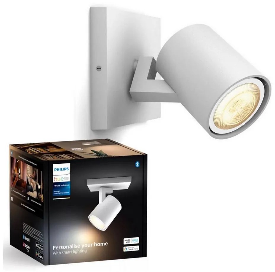 Philips - Faretto LED dimmerabile Hue RUNNER 1xGU10/4,2W/230V bianco