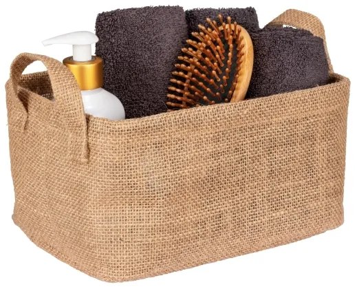 WENKO 64471100 - Cestino JUNA 24x17 cm marrone