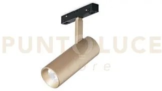 Spot per sistema binario led 3000k 1170lm 15w oro  d.5cm
