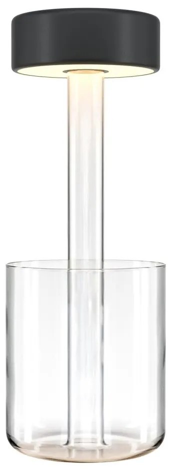 Maytoni MOD229TL-L3B3K1 - Lampada da tavolo LED dimmerabile 3W/5V nera/trasparen