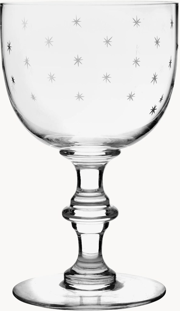 Set di 4 calici in cristallo soffiato Stars