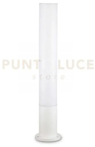 Edo paletto tondo antracite 1 luce attacco gx53 bianco h.80cm