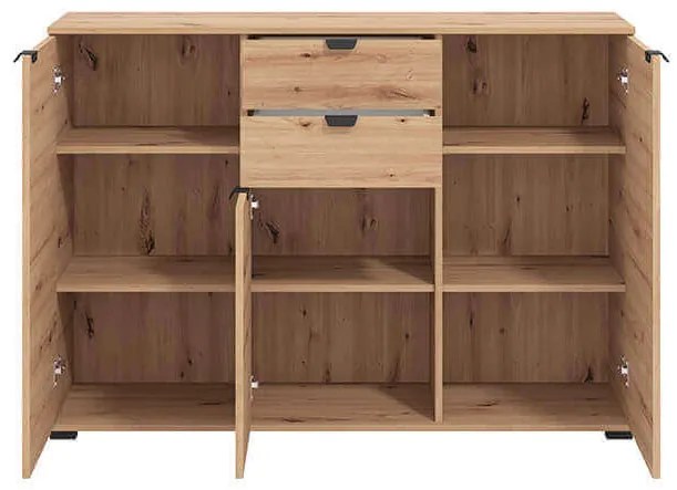 ONE - credenza moderna con 3 ante e 2 cassetti