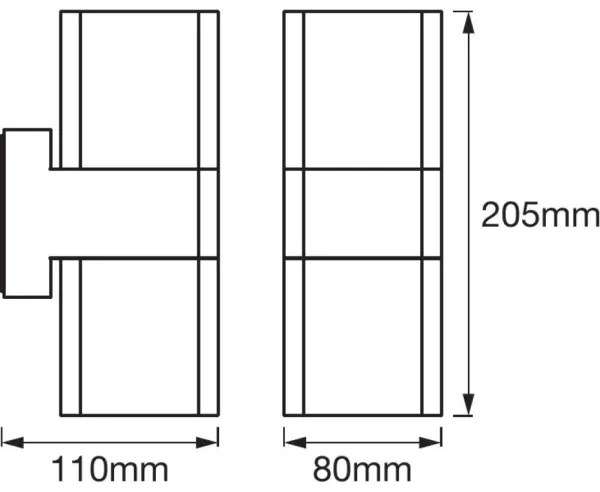Ledvance - Applique LED RGB da esterno SMART+ CUBE LED/13.5W/230V IP44 Wi-Fi